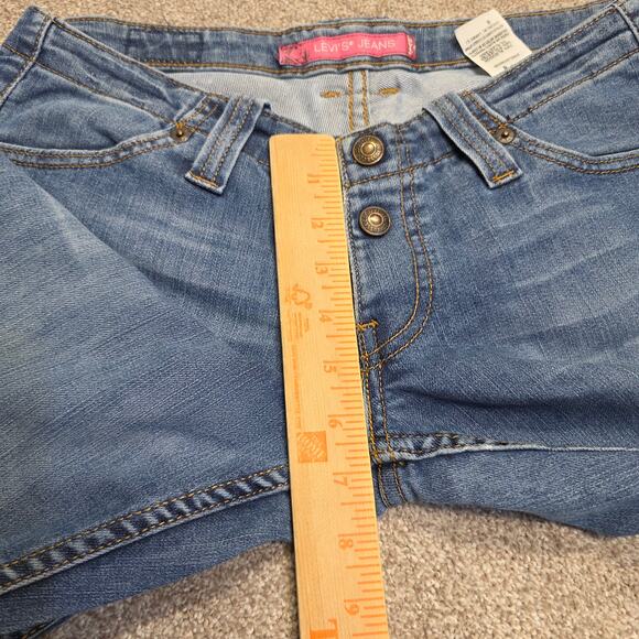 y2k Vintage streetwear grunge authentic  bootcut Levi's Jeans sz 5 buttonfly - Picture 6 of 15